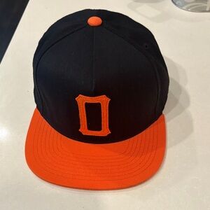 Obey Black and Orange Cap